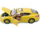 Red / Yellow 1:24 Scale Diecast Porsche Panamera Turbo Model