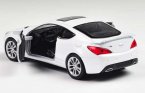 1:36 Scale Welly White Diecast Hyundai Genesis Coupe Toy