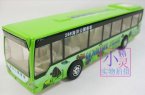 Alloy Made Kids Green / Red / Yellow Tour Bus Toy