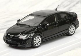 Black 1:43 Diecast 2008 Honda Civic 2.0GL S Package Model