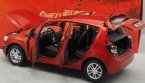 Black / Red 1:18 Scale Diecast Chevrolet Aveo Model