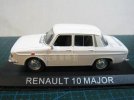 1:43 Scale White IXO Diecast Renault 10 Major Car Model