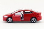 1:36 Scale Welly Red / Blue Kids Diecast Hyundai Elantra Toy