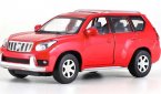 Red / White / Black 1:32 Diecast Toyota Land Cruiser Prado Toy