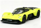 1:39 Scale Blue / Yellow Kids Diecast Aston Martin Valkyrie Toy