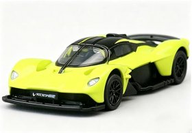 1:39 Scale Blue / Yellow Kids Diecast Aston Martin Valkyrie Toy