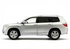 Silver / Black 1:18 Scale Diecast 2009 Toyota Highlander Model