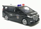 1:32 Scale Black Kids Police Diecast Toyota Alphard Rowen Toy