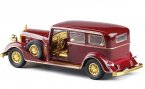 Kid 1:32 Scale Wine Red /Black Diecast Cadillac Vintage Car Toy