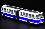 Blue 1:76 Scale NO. 68 ShangHai SK661F Diecast Bus Model