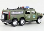 Police 1:32 Kids Army Green /Black /White Diecast Hummer H2 Toy