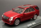 White / Red 1:64 Scale Diecast 2008 Cadillac SRX SUV Model