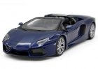 Deep Blue 1:24 Diecast Lamborghini Aventador Roadster