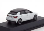 White / Yellow 1:43 Scale Diecast 2018 Audi A1 Sportback Model