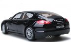 1:18 Scale Black / Silver / Red Diecast Porsche Panamera Model