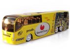 1:50 Scale Yellow Souvenir Tour de France Tour Bus Model