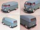 Diecast 1:43 Scale Kids Orange / Gray VW Bus Toy