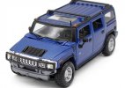 Yellow / Blue 1:27 Scale Maisto Diecast 2003 Hummer H2 Model