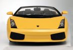 1:18 Silver / Yellow Diecast Lamborghini Gallardo Spyder Model