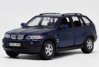 Wine Red / Blue 1:24 Scale Maisto Diecast BMW X5 Model