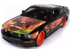 Black-Orange 1:24 Scale Diecast 2006 Ford Mustang GT Model