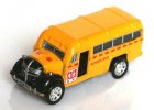 Kids Mini Scale Bright Yellow School Bus Toy