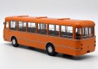 Orange 1:43 Scale Diecast 1983 LAZ-677M City Bus Model
