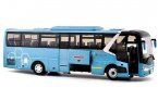 1:43 Blue ZhongTong LCK6117HQD1 Diecast Coach Bus Model