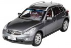 White / Gray / Red 1:18 Scale 2013 Diecast Infiniti EX25 Model