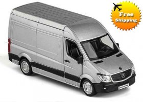 Silver Kids 1:36 Scale Diecast Mercedes-Benz Sprinter Toy