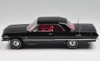 Black 1:18 Scale Welly Diecast 1963 Chevrolet Impala Model