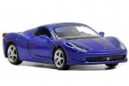 1:32 Blue / Red /White / Yellow Diecast Ferrari 458 Italia Toy