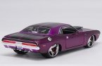 1:24 Purple MaiSto Diecast 1970 Dodge Challenger R/T Model