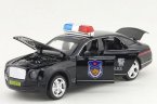 Black Kids 1:32 Scale Police Diecast Bentley Mulsanne Toy