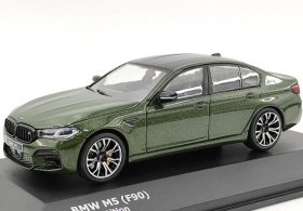 Green 1:43 Scale Solido Diecast BMW M5 F90 Competition Model