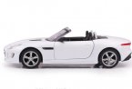 Kids White / Blue / Orange Diecast Jaguar F-Type Roadster Toy