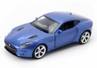 1:36 Scale Blue / Red / Green Diecast Jaguar F-Type Coupe Toy