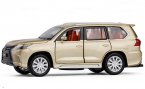 Kids Black / White / Golden 1:32 Scale Diecast Lexus LX570 Toy