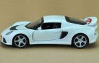 White / Yellow 1:22 Scale Diecast Lotus Exige S Model