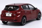 1:18 Scale Wine Red Diecast Nissan Tiida Model