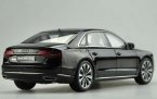 1:18 KyoSho Black / Deep Blue Diecast Audi A8L W12 Model