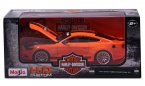 Orange 1:24 Scale Maisto Diecast 2015 Ford Mustang GT Model