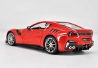 Red / Yellow 1:24 Scale Bburago Diecast Ferrari F12 TDF Model