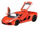 Black / Yellow / Orange 1:24 Lamborghini Aventador Model