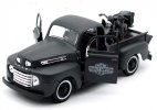 1:24 Scale Deep Gray Diecast 1948 Ford F-1 Pickup Truck Model