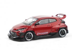 1:64 Scale Red Diecast Toyota Yaris GR Car Model