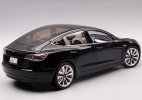 1:18 Blue / Black / Gray Diecast 2019 Tesla Model 3 Car Model