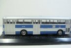 Blue-Silver 1:72 Scale Atlas Diecast Ikarus 556 Bus Model