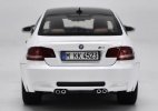 White 1:18 Scale MotorMax Diecast BMW M3 Coupe Model