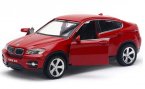 Kids Red / Blue / Black 1:32 Scale Diecast BMW X6 Toy